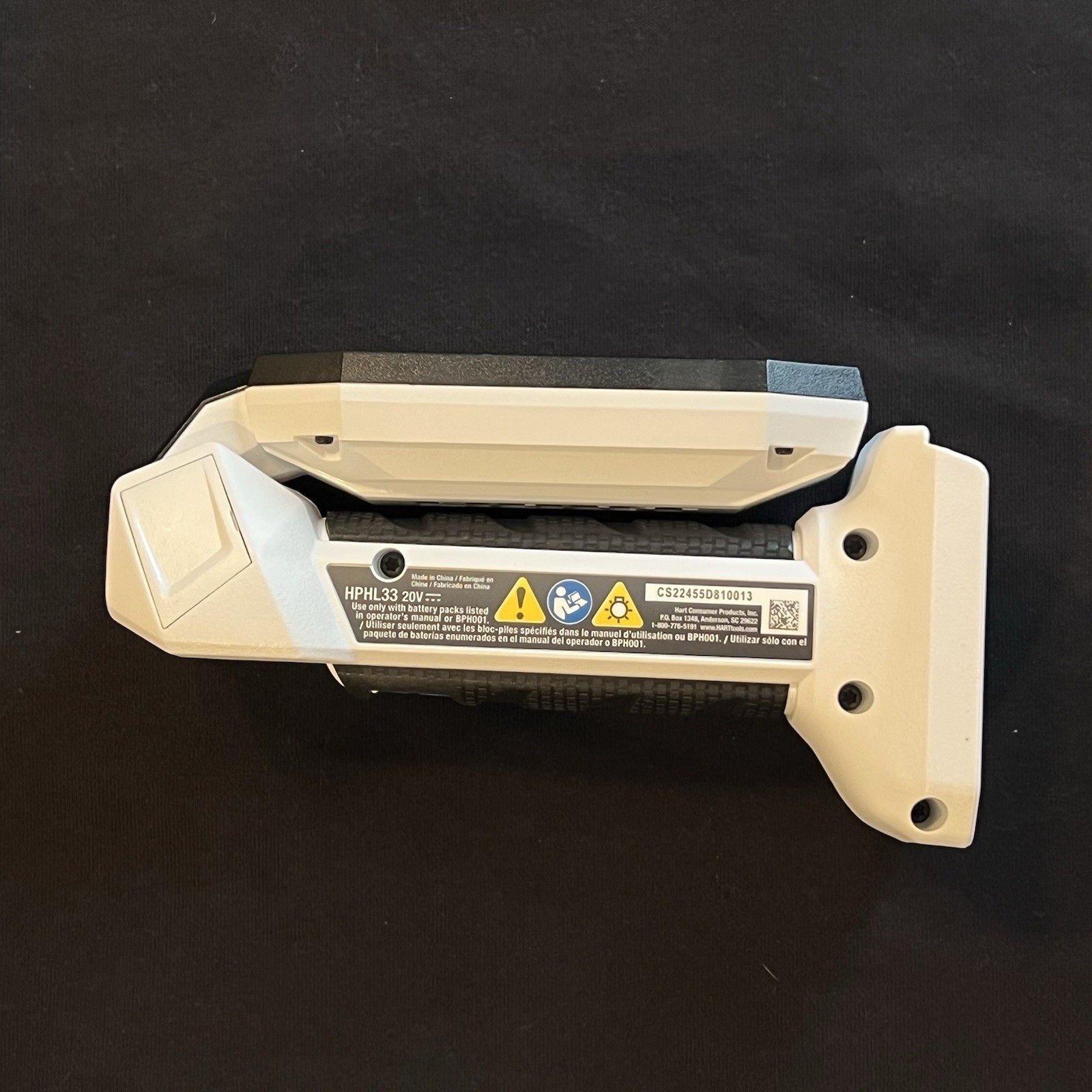 New HART 20-Volt LED Folding Project Light (Open Package) HPHL33 Tool Only
