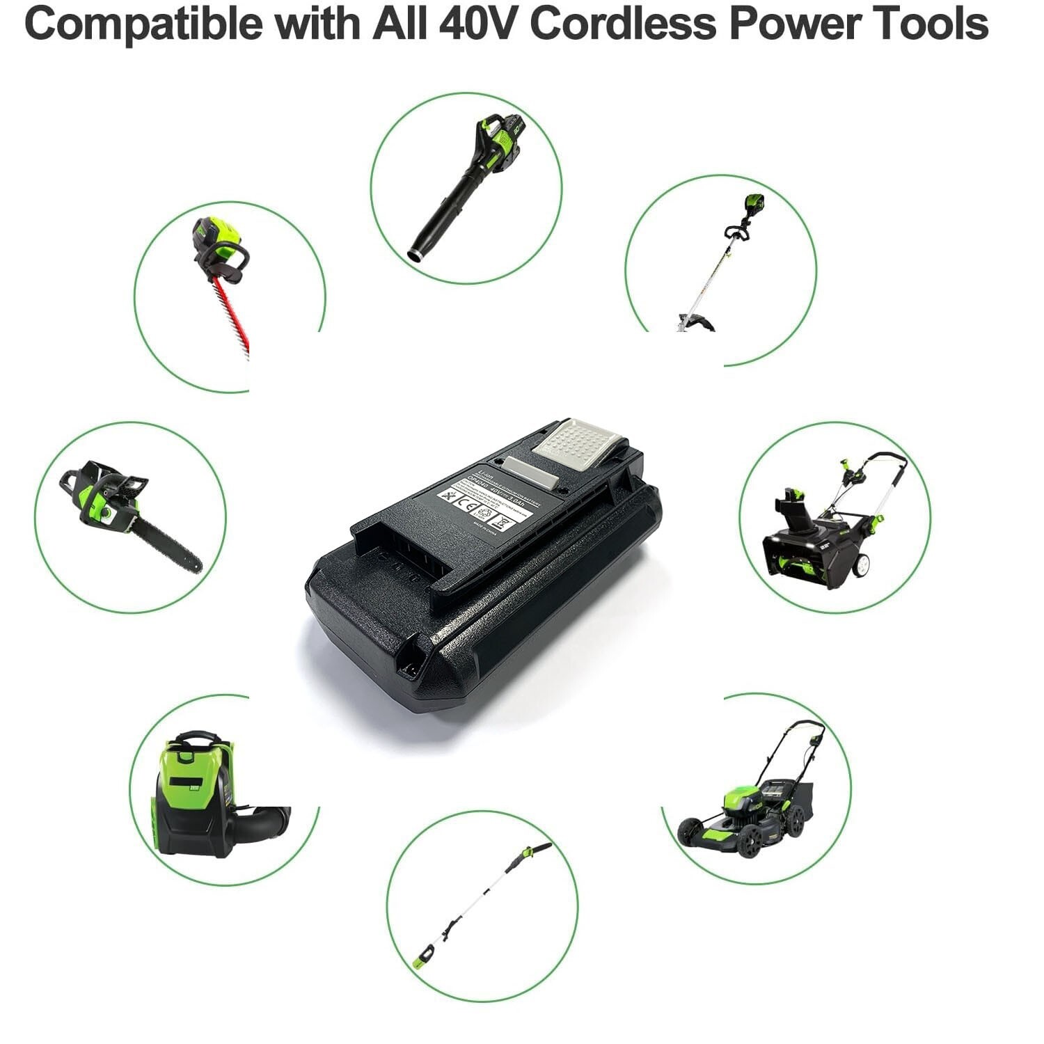 USPS 40V 3.0Ah Battery For Ryobi 40 Volt Lithium OP4050 OP4040 OP40602 NEW 3Ah