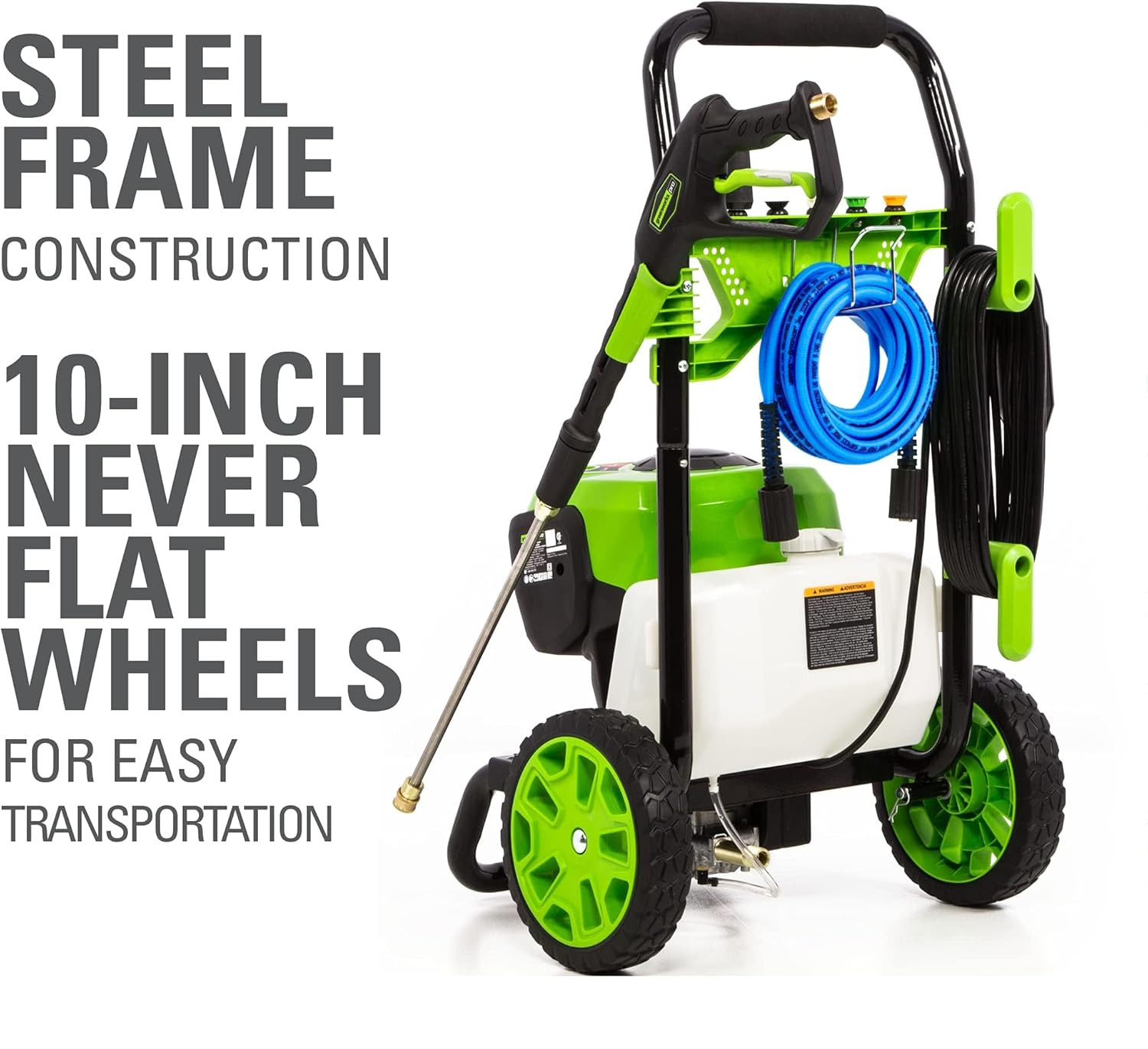 2300 PSI Trubrushless (2.3 GPM) Electric Pressure Washer, 25’ Hose, Quick Connec