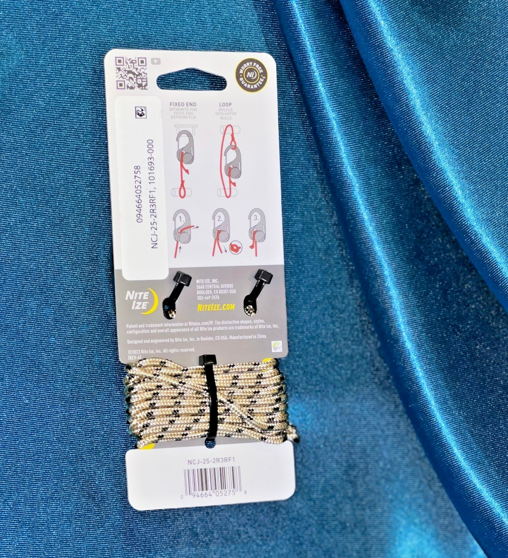 Nite Ize 2-Pack CamJam Cord Tightener with 8FT Rope – NCJ-25-2R3RF1