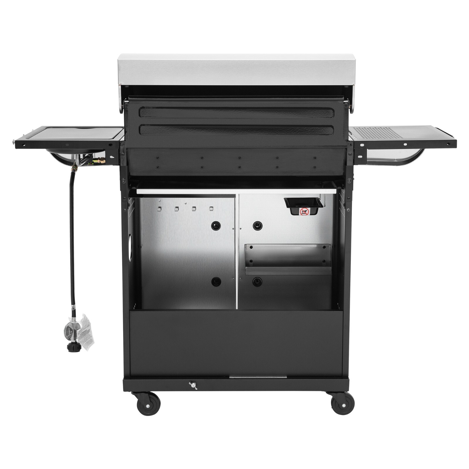 Royal Gourmet 5-Burner Gas Grill with Sear Burner and Side Burner,Silver