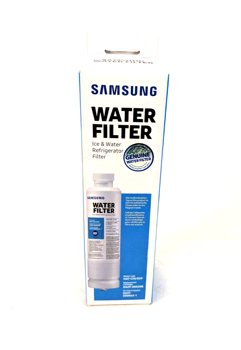 Samsung DA29-00020B HAF-CIN/EXP Refrigerator Ice & Water Filter Genuine Carbon
