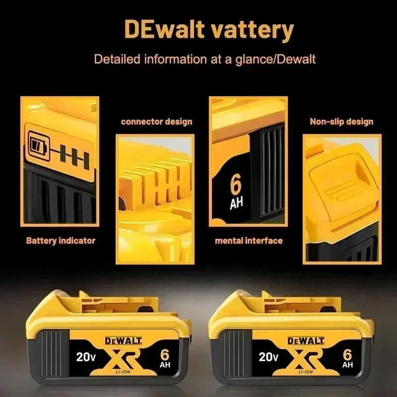 DeWALT DCB205 20v 5ah Lithium Ion Power Tool Battery- New Replacement for DeWalt