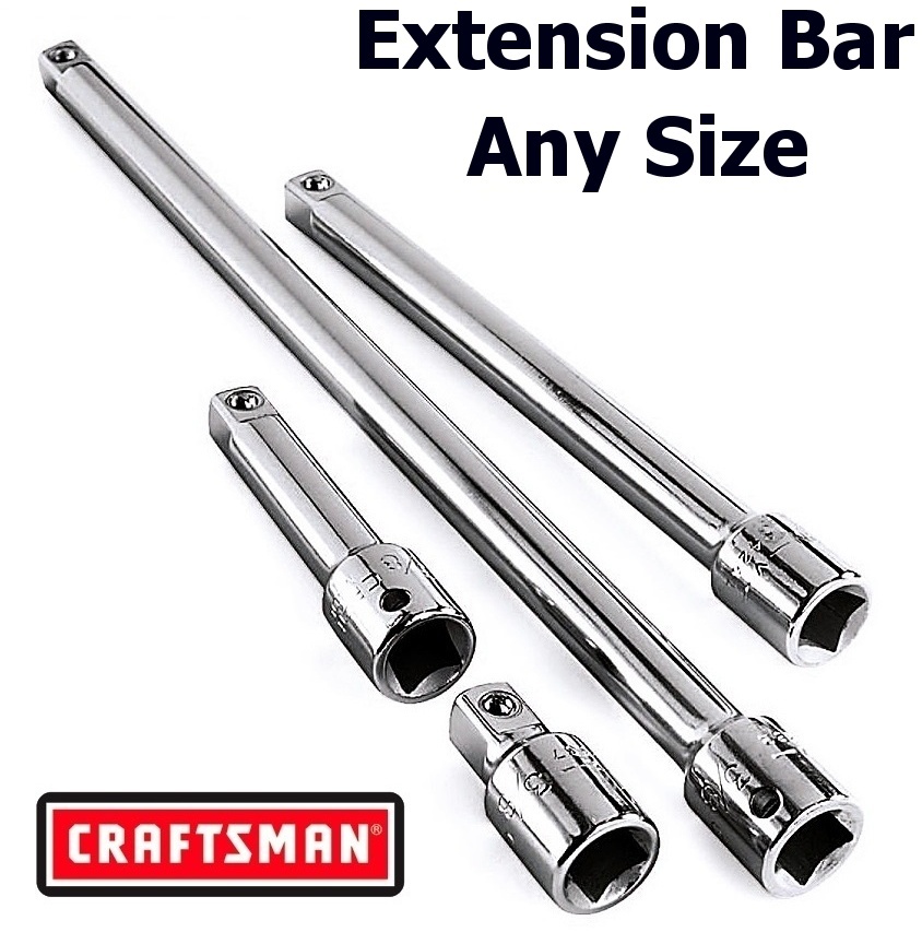 Craftsman 1/4″ 3/8″ 1/2″ in. Drive Extension Bar – Socket Ratchet – ANY SIZE