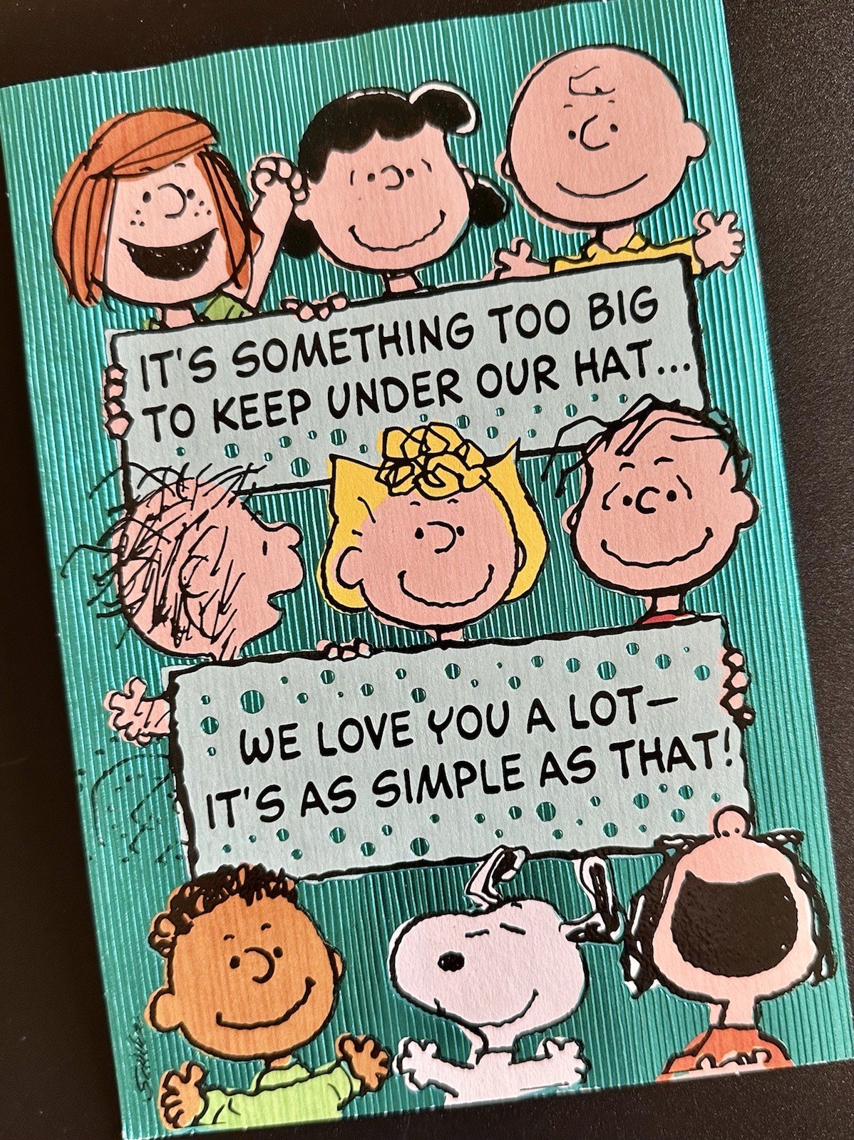 * HAPPY FATHER’S DAY TO GRANDFATHER GREETING CARD ** GRANDKIDS/SHINY/PEANUTS