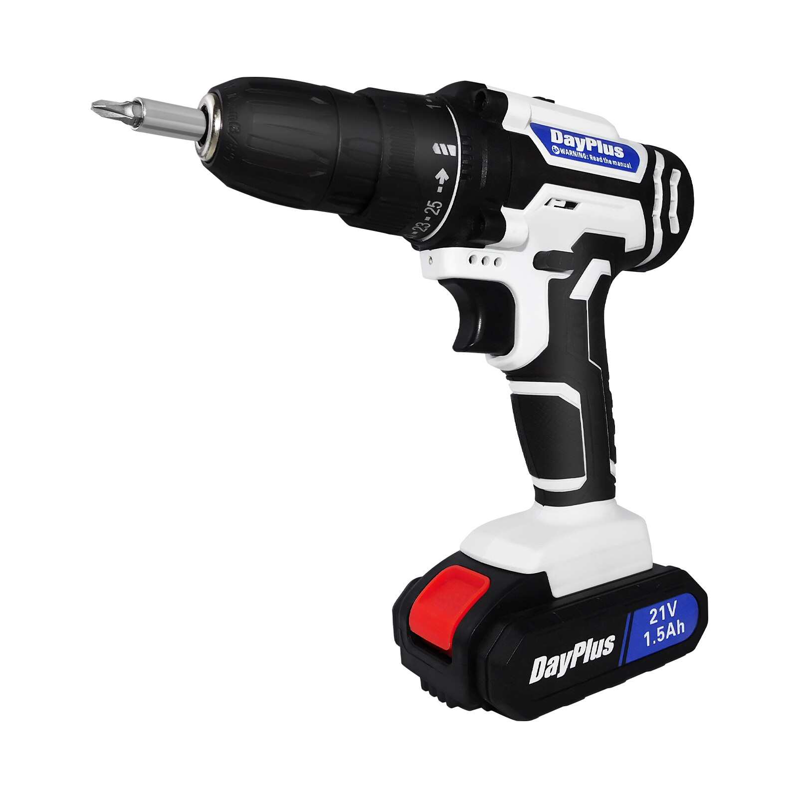 Electric Cordless Drills 21V Drill Driver Set With Charger Battery LED Worklight