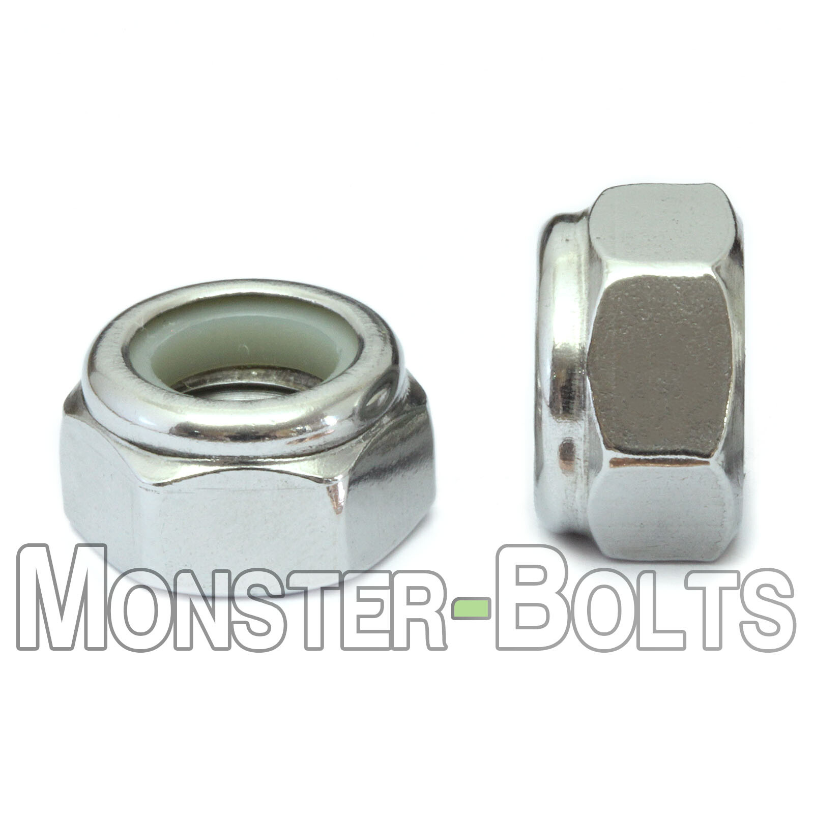 5/16″-24 Stainless Steel Nylon Insert Hex Lock Nut SAE, UNF Fine, A2 / 18-8