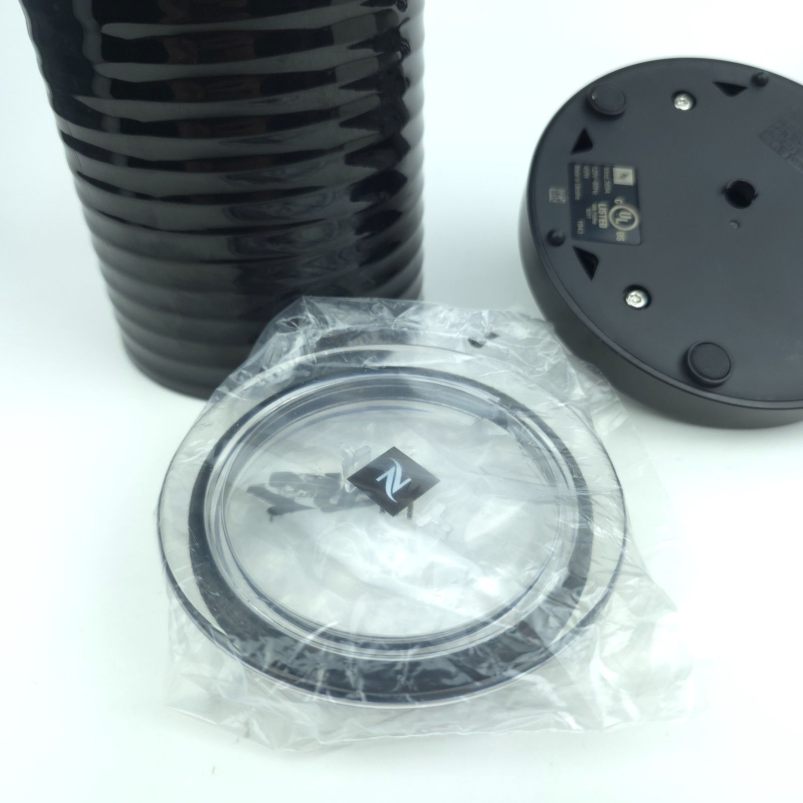Nespresso Aeroccino 3 Black Hot Cold Milk Frother 3694 *NO WHISK*
