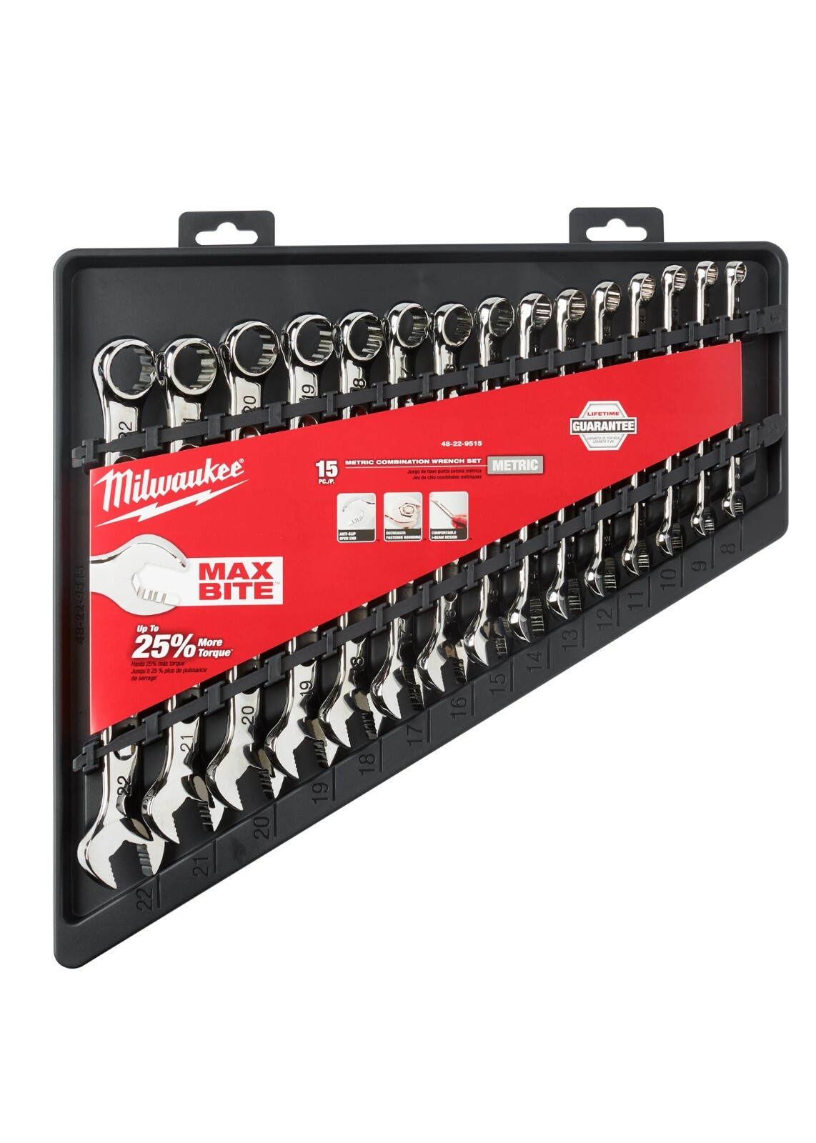 Milwaukee 48-22-9515 15pc Combination Wrench Set – Metric