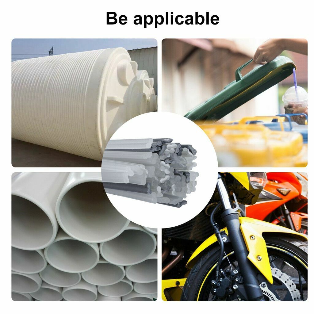 50pcs Plastic Welding Rods ABS/PP/PVC/PE Welding Sticks For Plastic Gun Welder