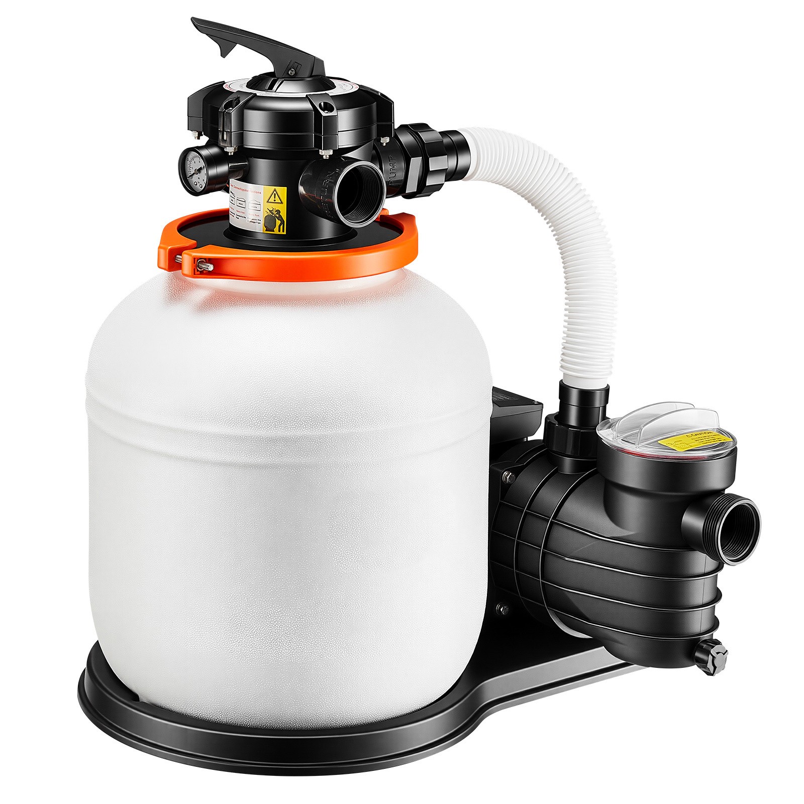 Uimoso 14″ Sand Filter Pump with Timer, 0.75HP, 3500 GPH for Above Ground Pools