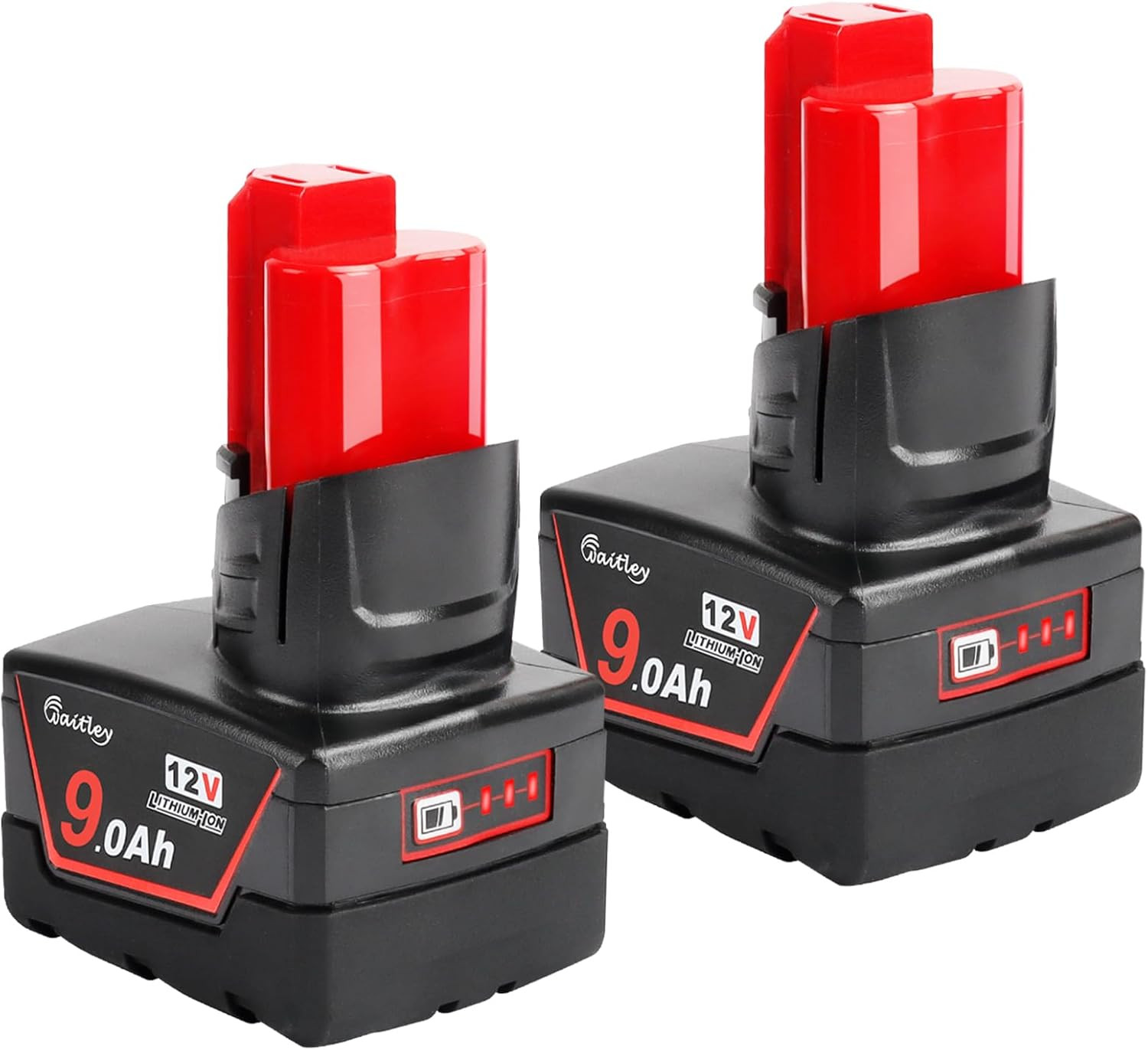 2 Pack 12V 9Ah Replacement Battery Compatible with Milwaukee 12V Power Tools
