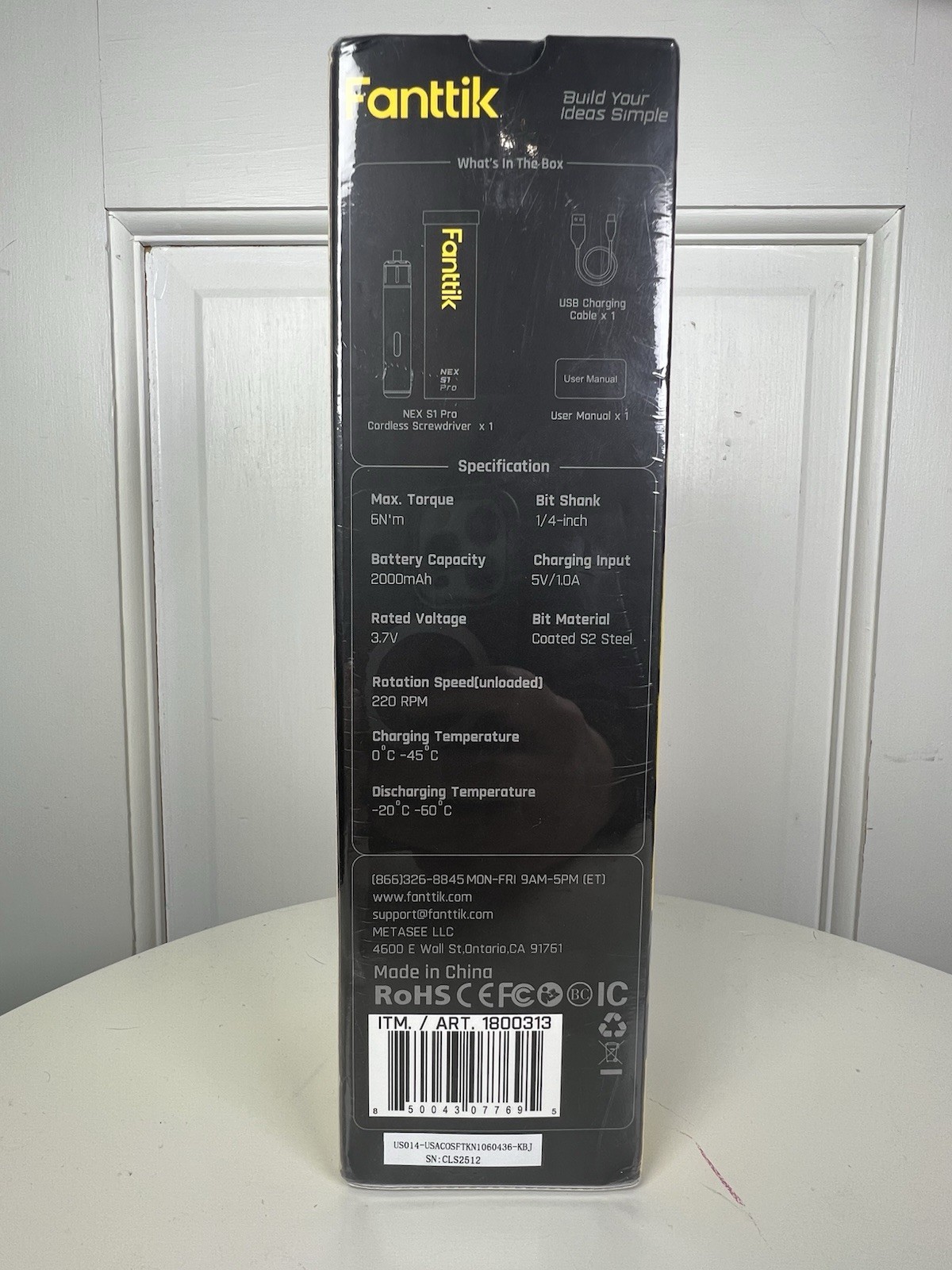 New Sealed Fanttik NEX S1 Pro Cordless Electric Screwdriver Kit