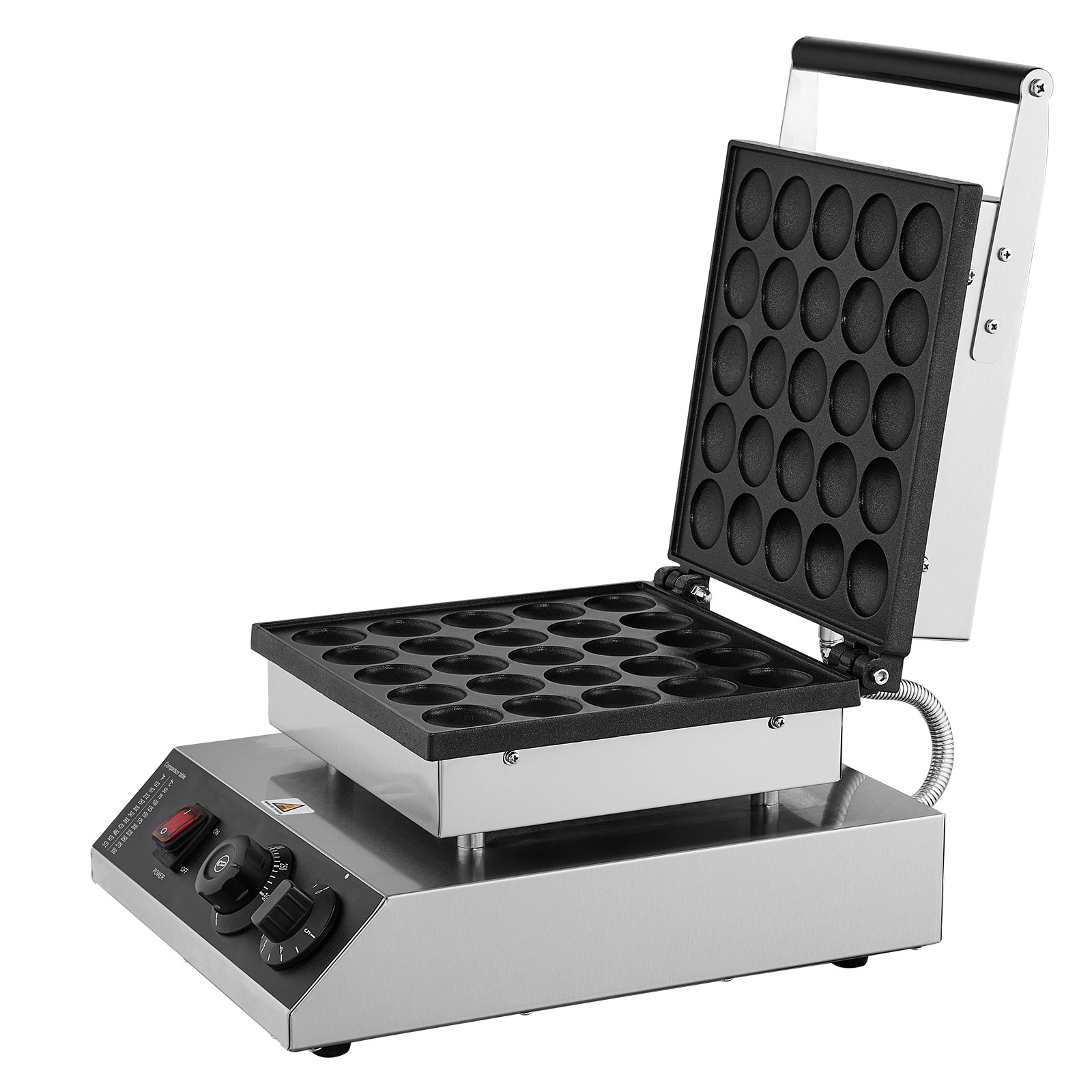 VEVOR 25PCS 43mm Mini Dutch Pancake Maker Commercial Dorayaki Baker 1700W