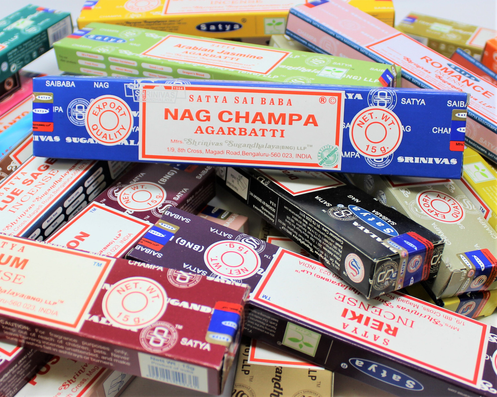 Satya Nag Champa Incense Sticks 15 gm: Mix & Match BUY 3 GET 3 FREE! (6 in Cart)
