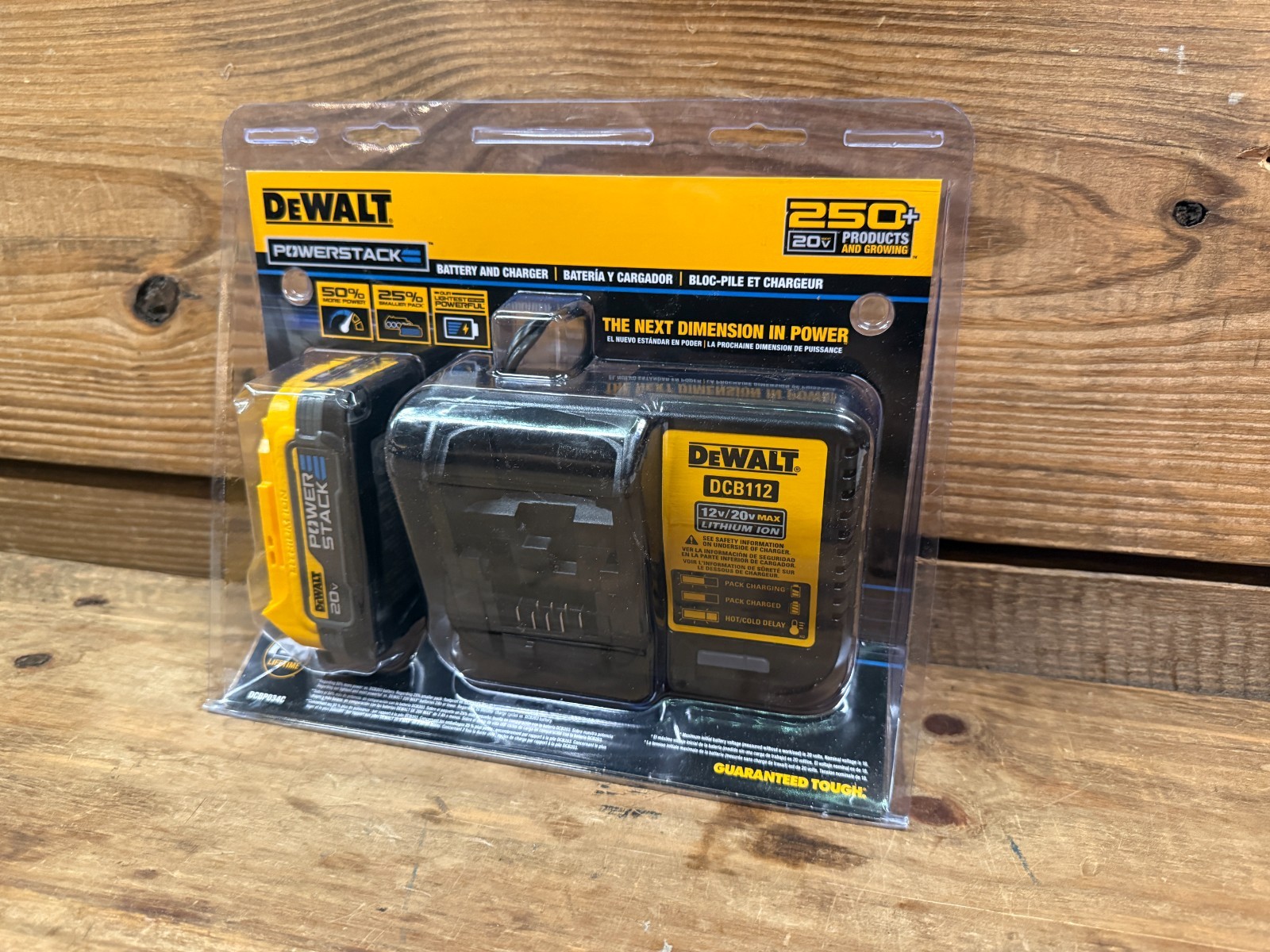 DeWALT 20V MAX POWERSTACK 1.7AH Compact Battery and Charger Kit DCBP034C (Qty)