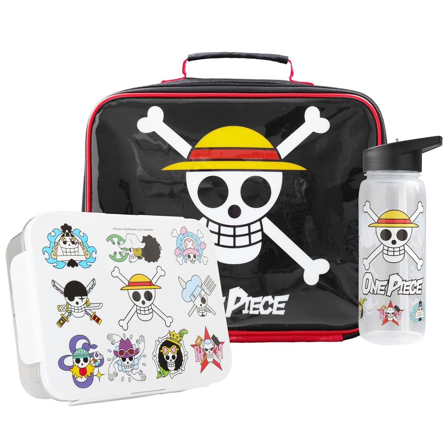 Multi One Piece Insulated Lunch Bag Set with Reusable Bento Box and 21.6