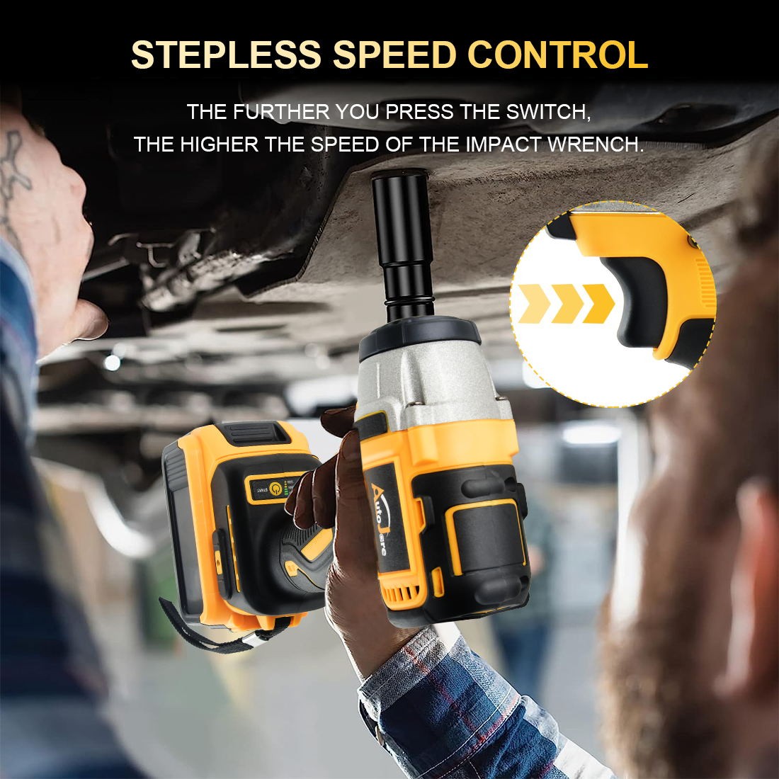 For Dewalt 20V Battery Cordless Impact Wrench 1/2″ Brushless Bare Tool Only