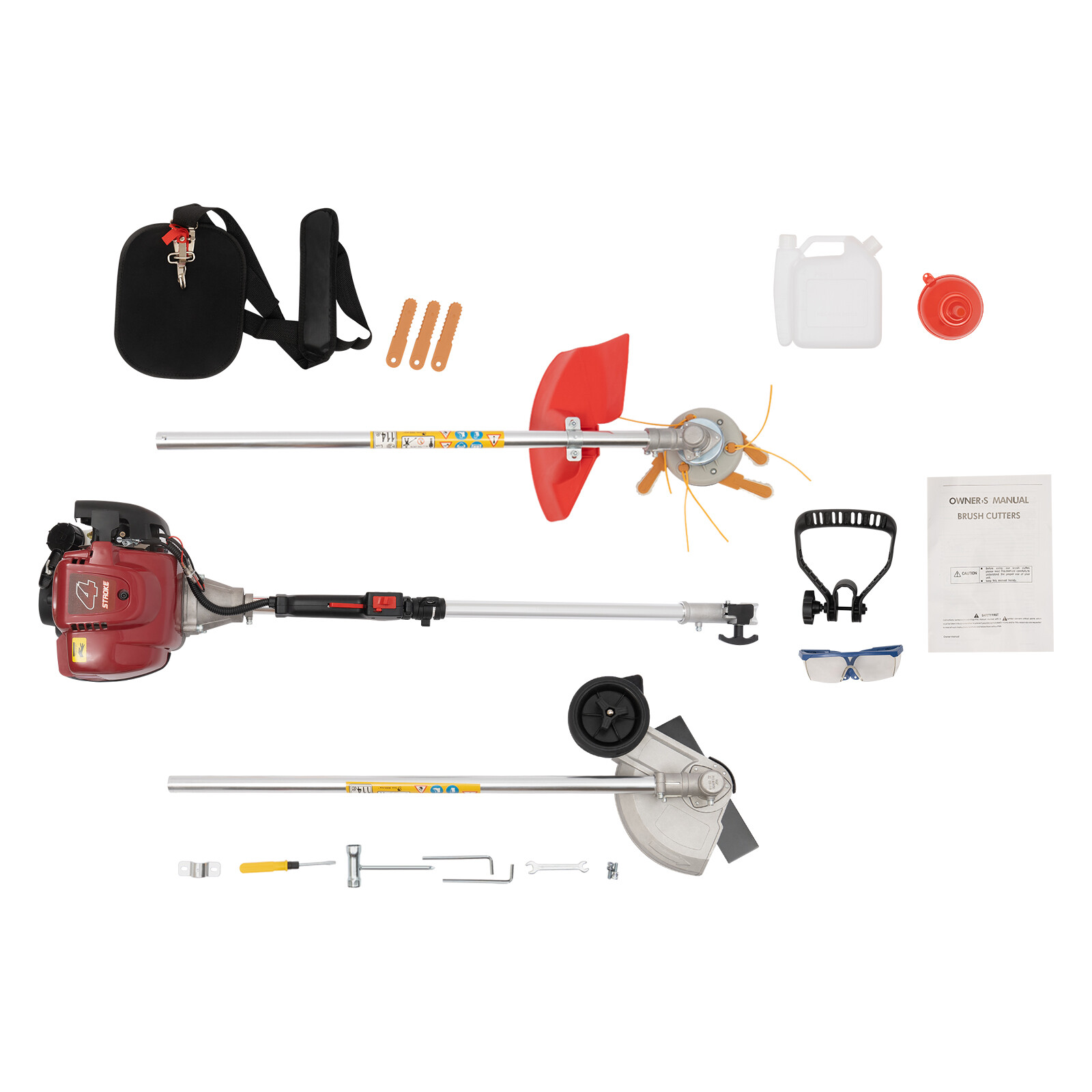 35.88CC 4 Stroke Gas String Weed Trimmer Weed Eater Weed Wacker Grass Cutter