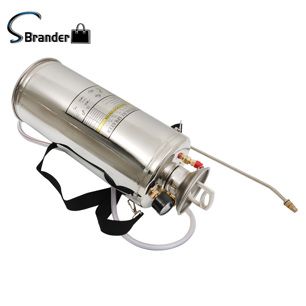 High Quality 2 Gallon Pump Sprayer Stainless Steel Sprayer With Reinforced Hose