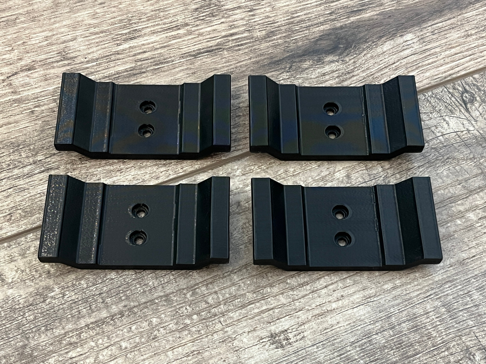 8 Pack – Battery Holder Wall Mount Shelf For EGO 56V – 3D Printed