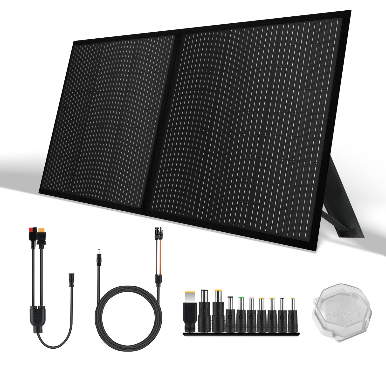 100W 12v Foldable Solar Panel Kit Monocrystalline Portable Camping RV Boat Home