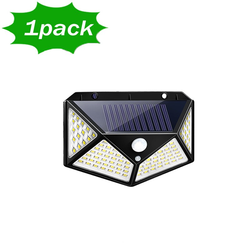 Solar Power 100 LEDS Light PIR Motion Sensor Outdoor Security Lamp Wall Garden~