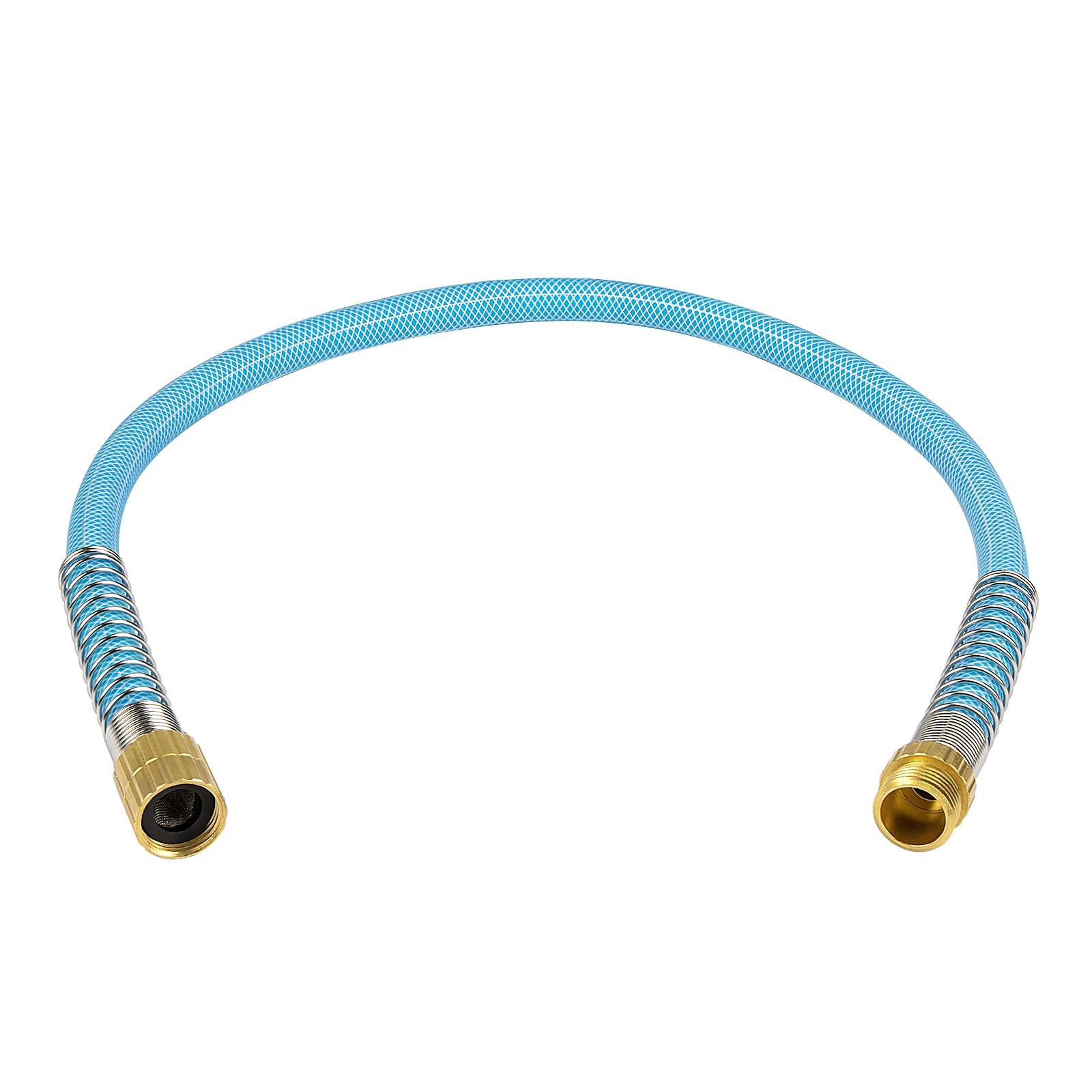 Fevone Garden Hose 3 ft, Drinking Water Safe, Strain Relief Ends – No Kink, 3/4