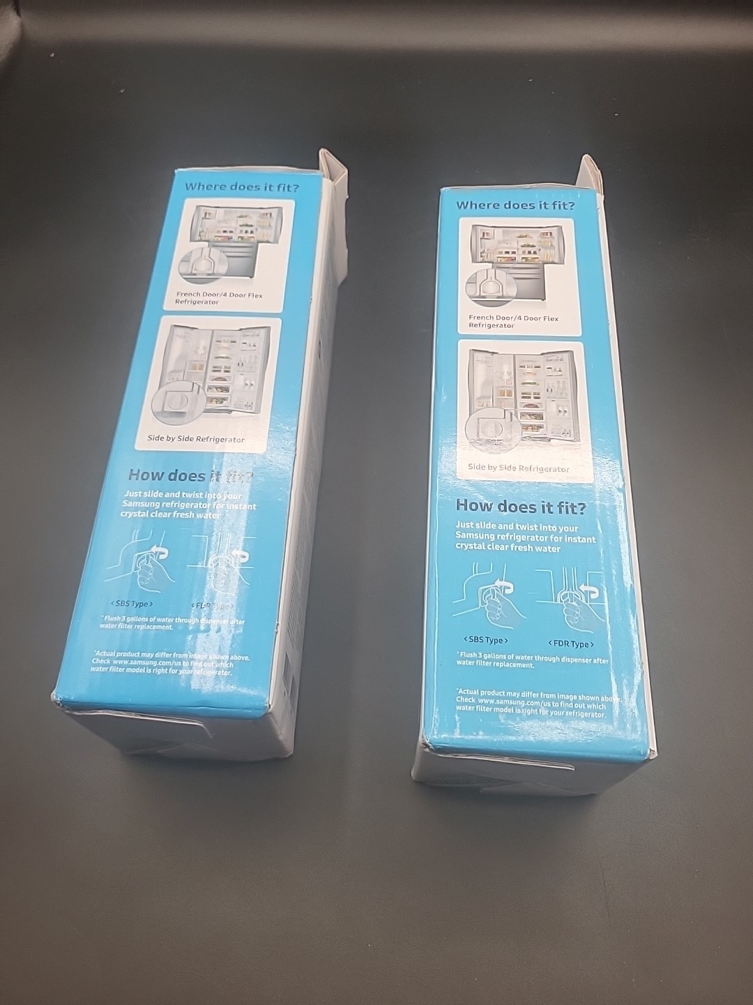 2 Pack – SAMSUNG Genuine Filter for Refrigerator Water and Ice, HAF-CIN/EXP