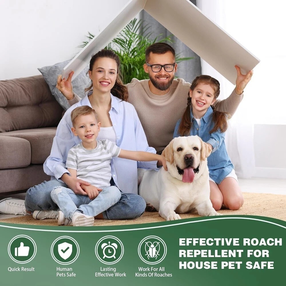 Roach Killer Cockroach Traps for Indoor & Outdoor Infestation Control pack of 24