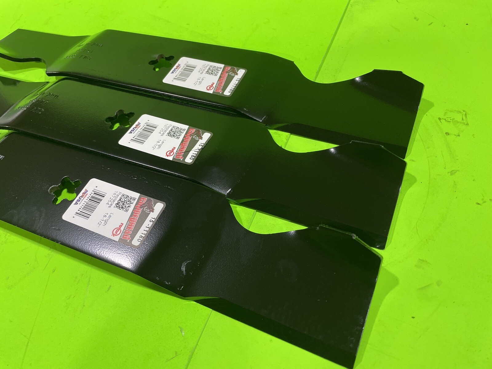 New For Craftsman 54″ Deck 3pk Mower Blades 532187254 187256 594892901