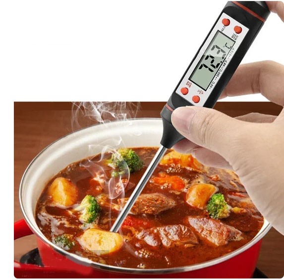 Instant Read Digital Meat Thermometer BBQ Grill Smoker For Kitchen Food Cooking