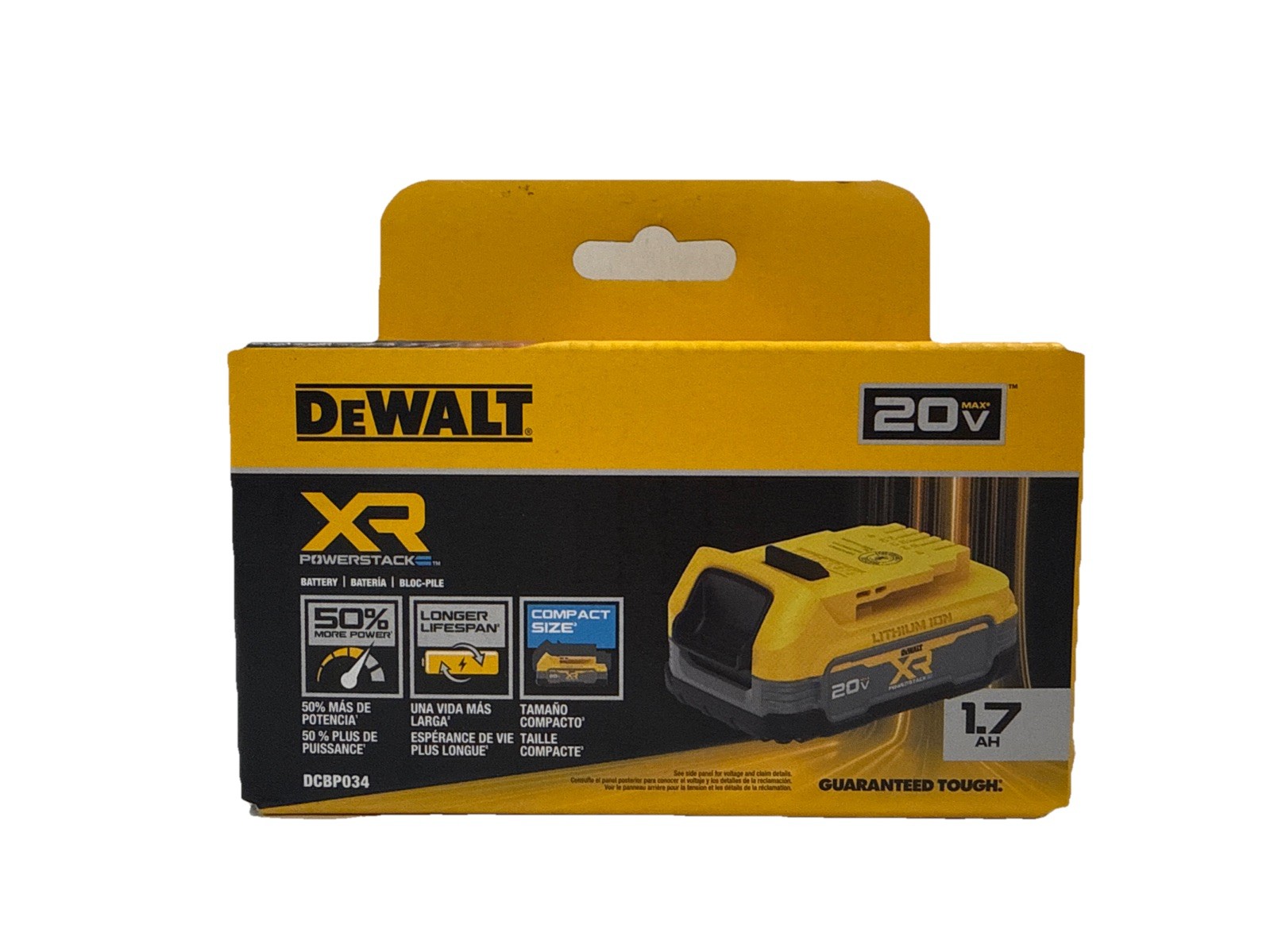 DEWALT DCBP034 20V MAX XR POWERSTACK 1.7Ah Battery