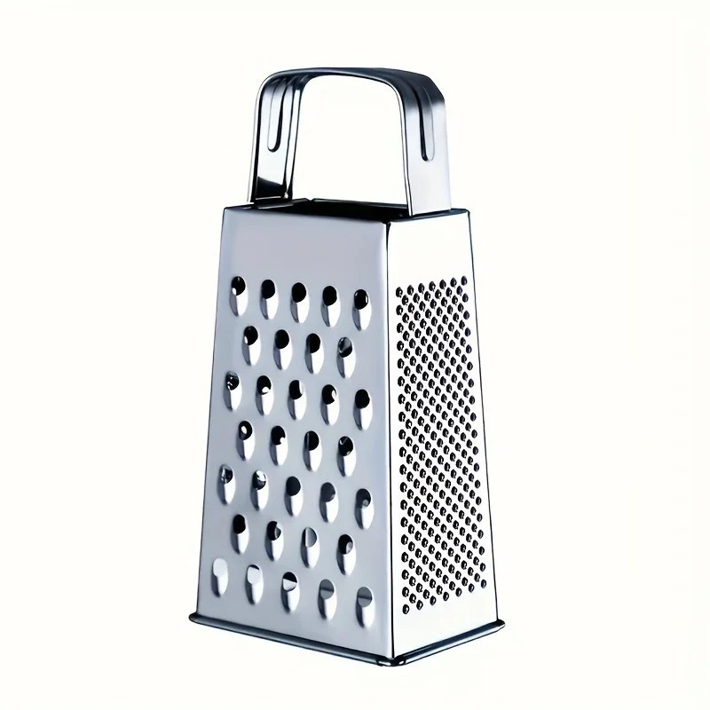 Stainless Steel 4-Sided Box Grater Cheese Vegetable Slicer Shredder Kitchen Tool