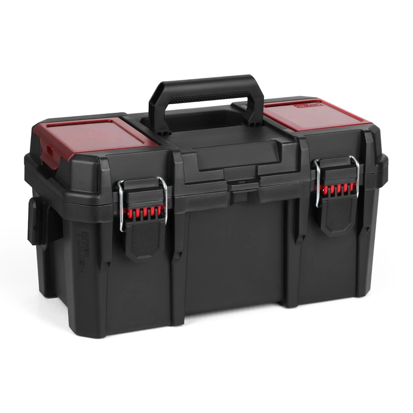 Hyper Tough 16-Inch Toolbox – Heavy-Duty Resin Storage with Padlock Security