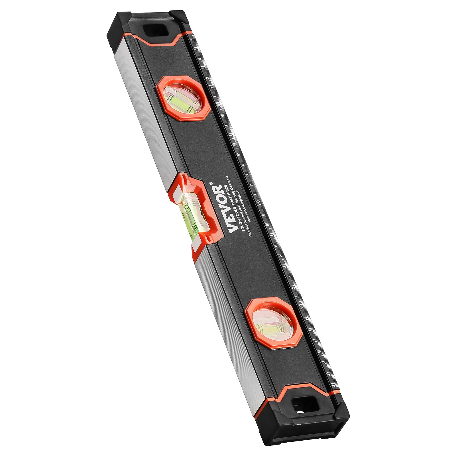 VEVOR 6PCS Torpedo Level 78/48/32/24/16/10″ Aluminum Alloy Body w/ Bubble Vials