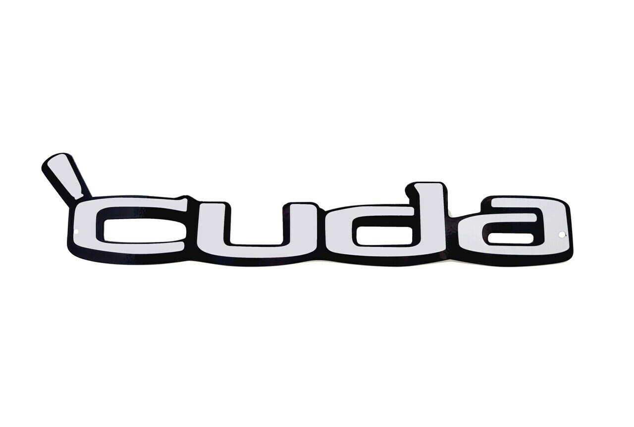1970-1974 Plymouth “CUDA” Script Steel Sign
