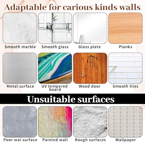 20Pcs Heavy Duty Self Adhesive Hooks, No-Trace Sticker Frame Hangers Without