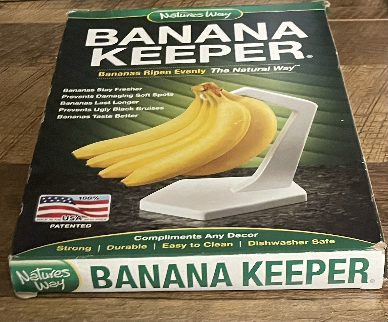 Natures Way Banana Keeper 21101 USA Strong Durable Easy to Clean Dishwasher Safe