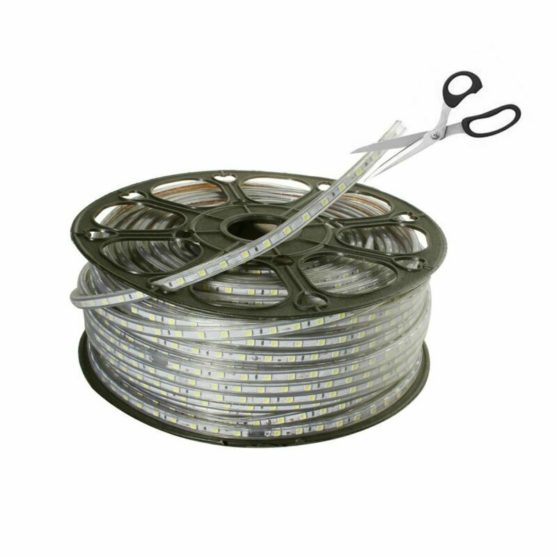 110V 220V 1m-20m Waterproof 5050 LED Flexible Tape Rope Strip Light Xmas Outdoor
