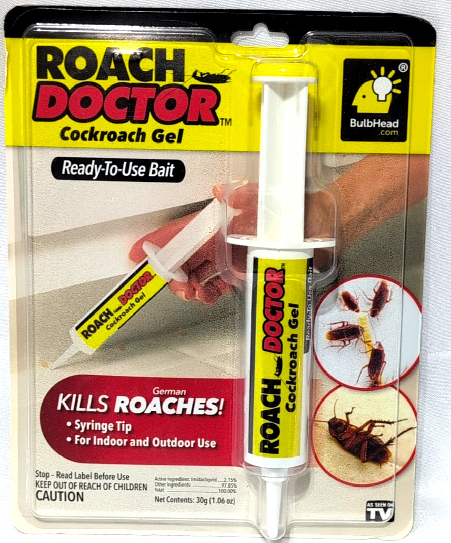 Roach Doctor Cockroach Gel Bait Ready to Use Roach Killer Fast Control