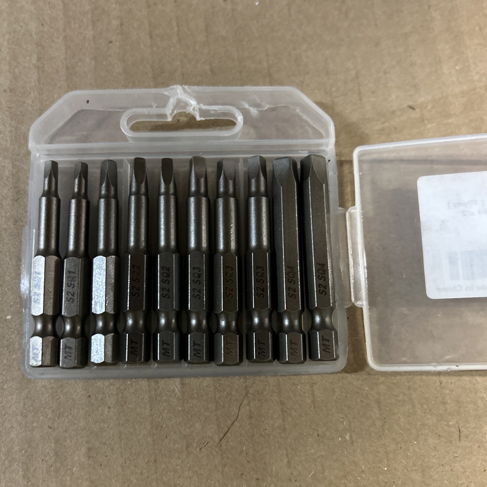 10 PCS Screwdriver Bit Set, Robertson Square Allen Wrench Drill Bits