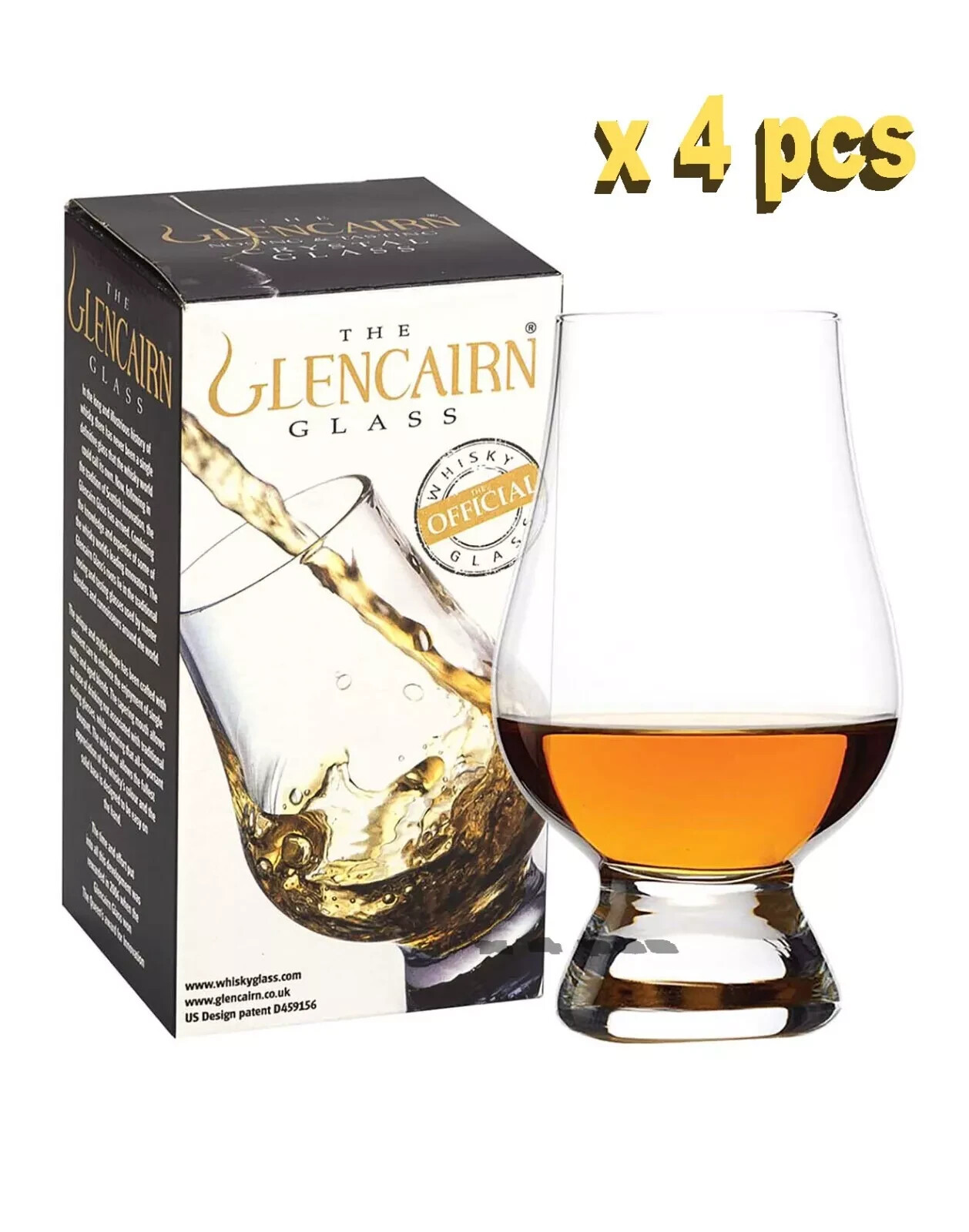 Glencairn Official Whiskey Glass, Set of 1, 2, 4, or 6 Pack – Brand New