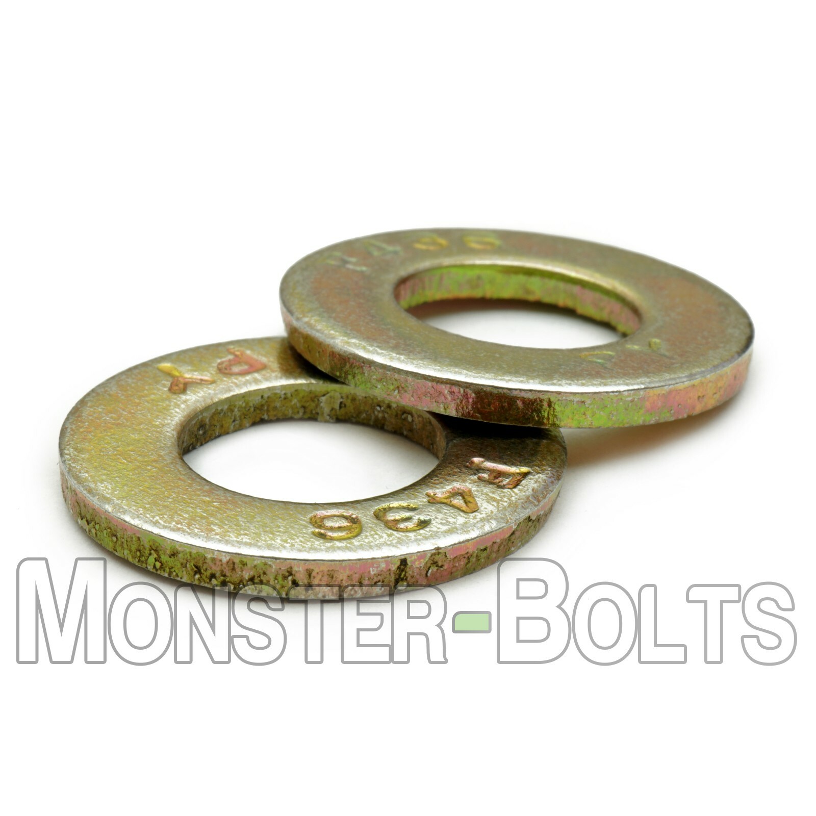 F436 Structural Flat Washers Zinc Yellow 1/4, 5/16, 3/8, 7/16, 1/2, 9/16 5/8 3/4