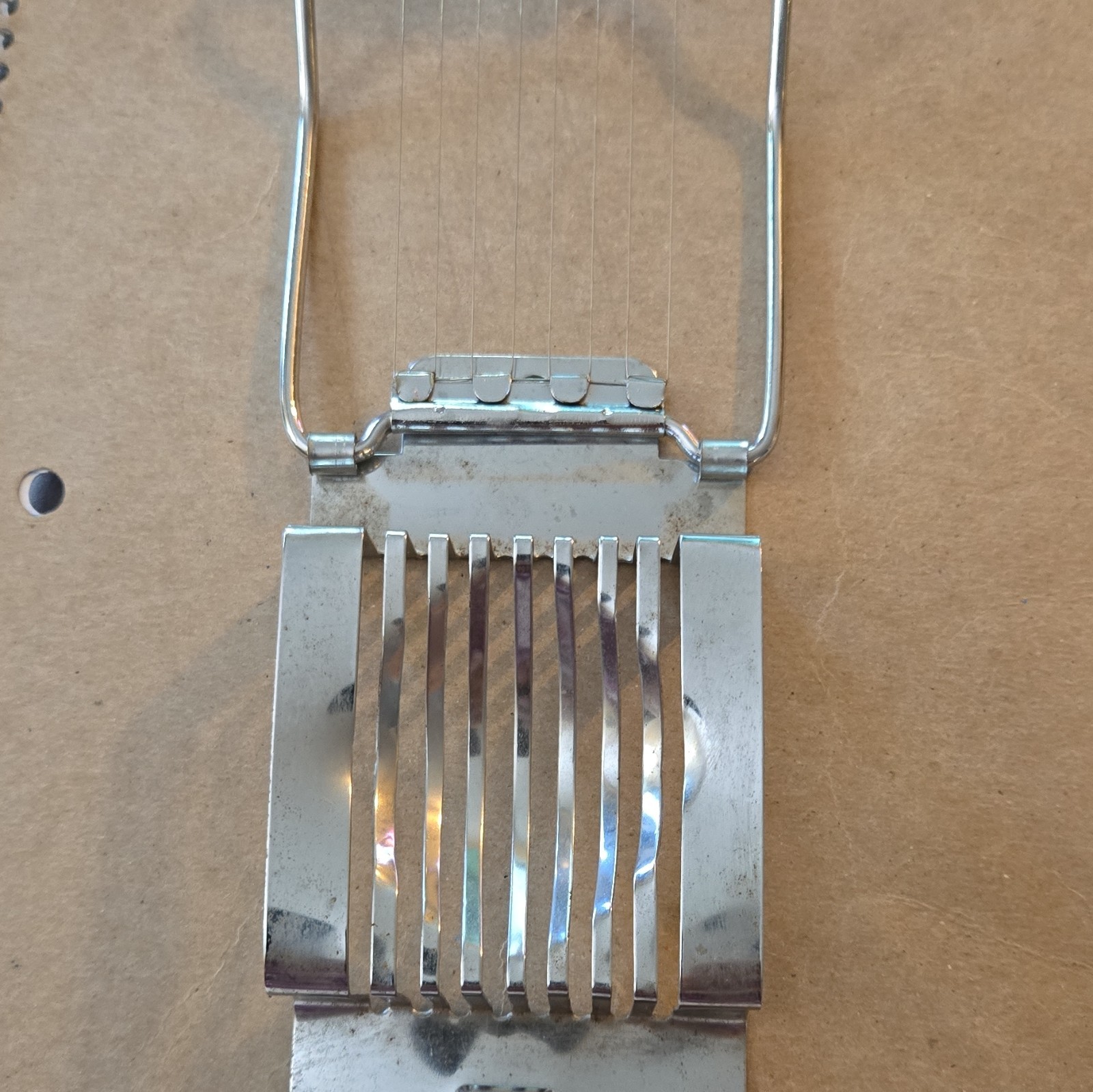 Metal Egg Slicer Manual Reusable Kitchen Cutter, Silver, Less Than 10 in