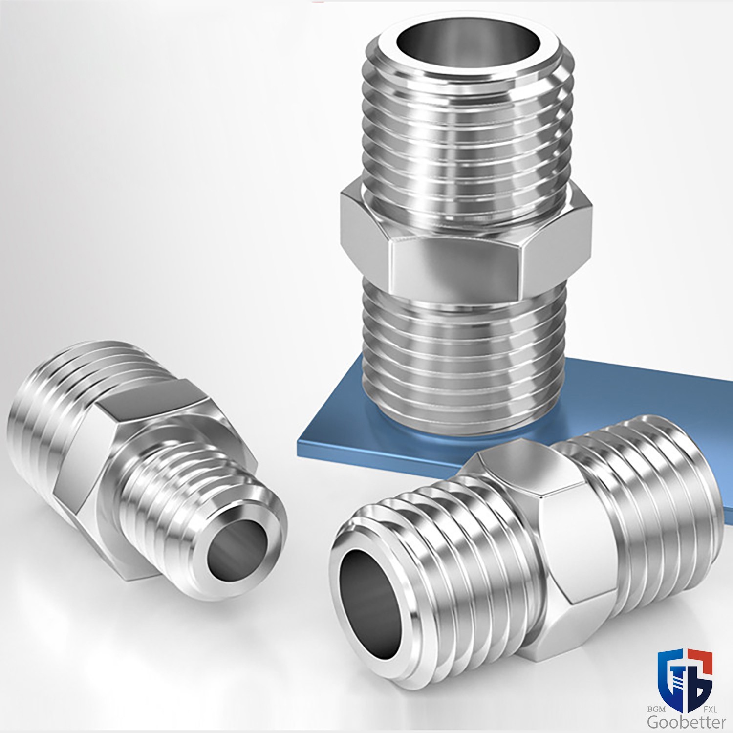 Straight BSPP NPT G M Male to Male Nipples, Equal/Reducer Male Full Range Nipple