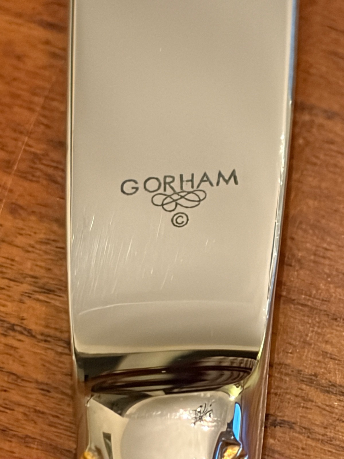 Gorham GOLDEN RIBBON EDGE Glossy 18/10 Vietnam Stainless Flatware – Choice