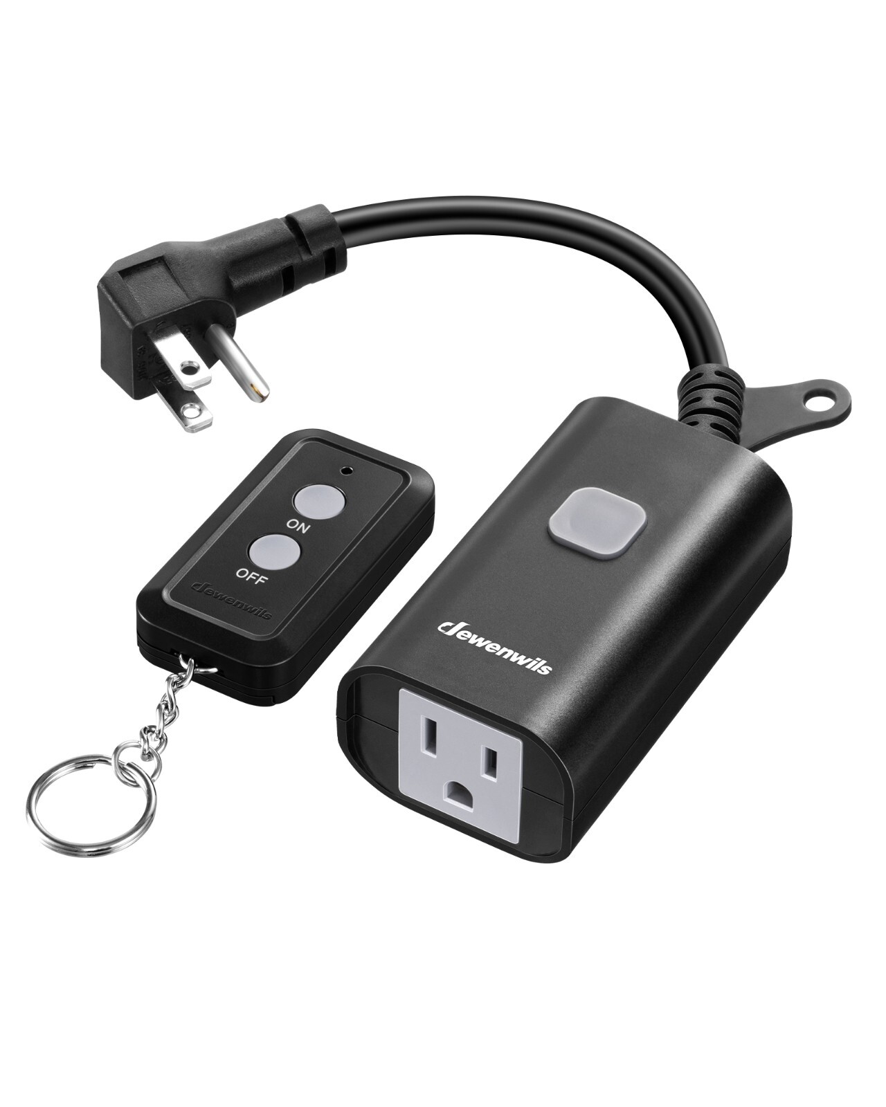 DEWENWILS Outdoor Remote Control Outlet, 15A Wireless Remote Control Switch,