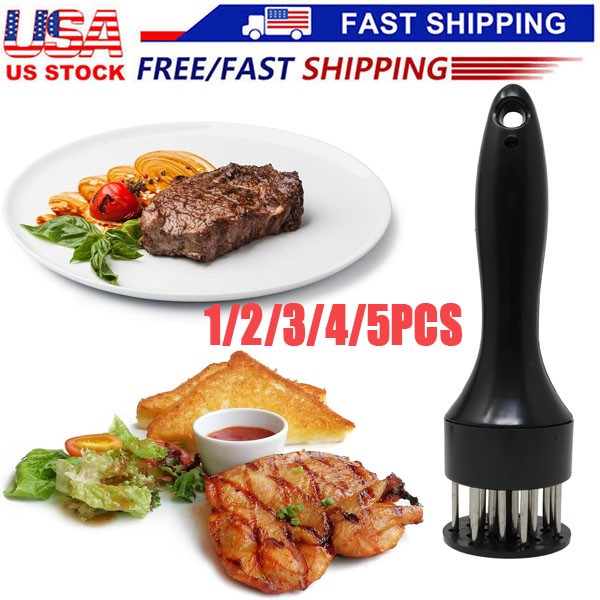 Meat Tenderizer Tool 21Needles Stainless Steel for Tenderizing Kitchen Tool USA