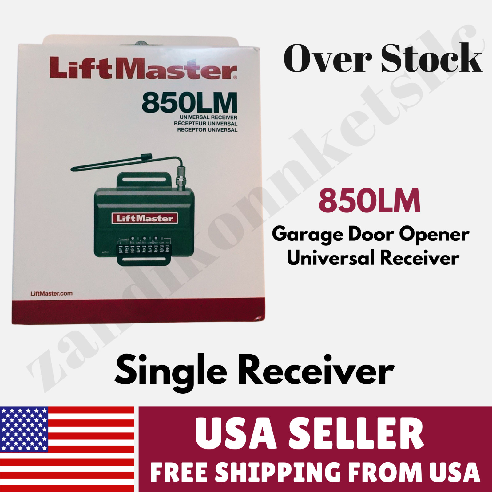 LiftMaster 850LM Security+ 2.0 Universal Garage/Gate Opener Receiver